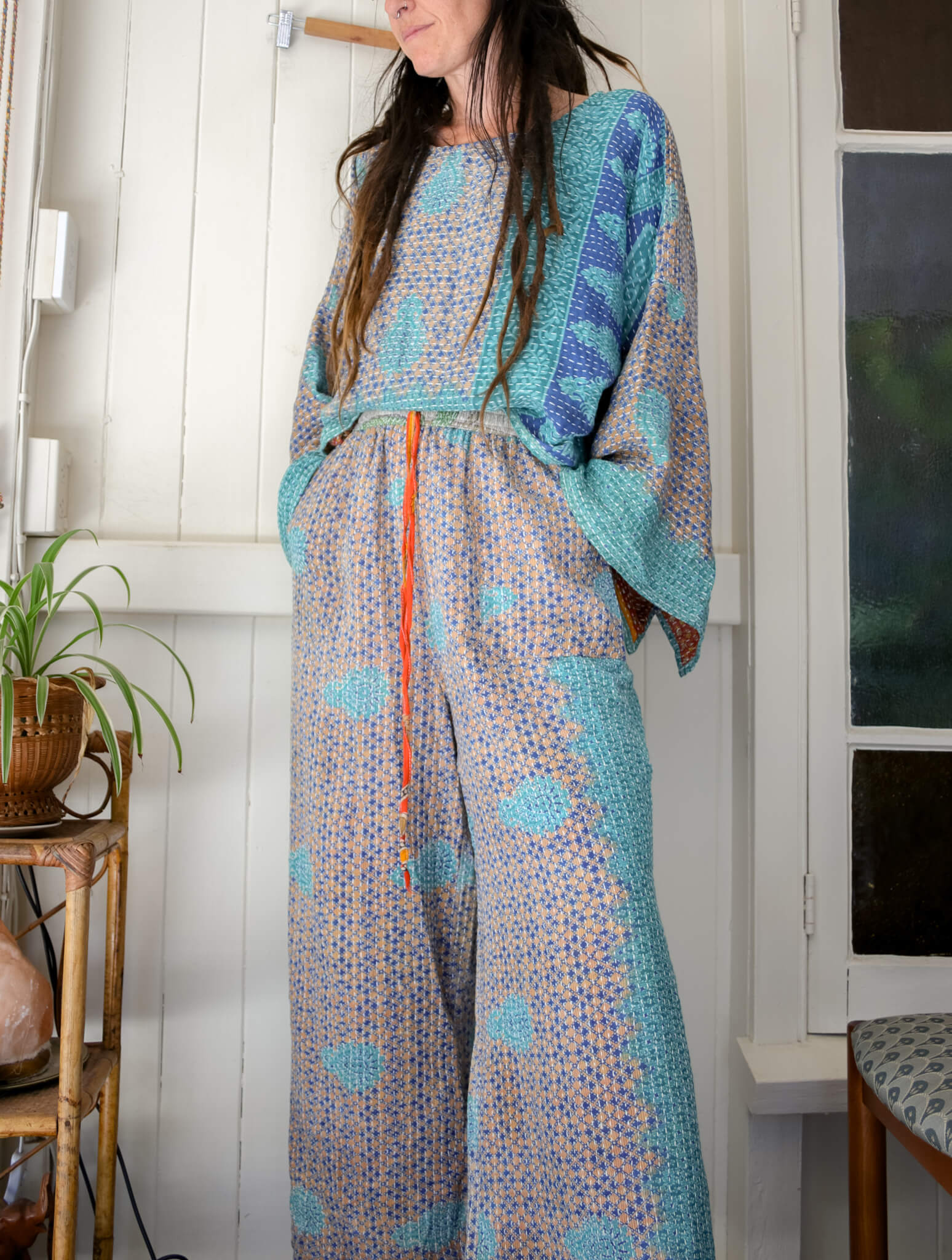 Saral Kantha Top (3878) saralloungepants Renew Vintage